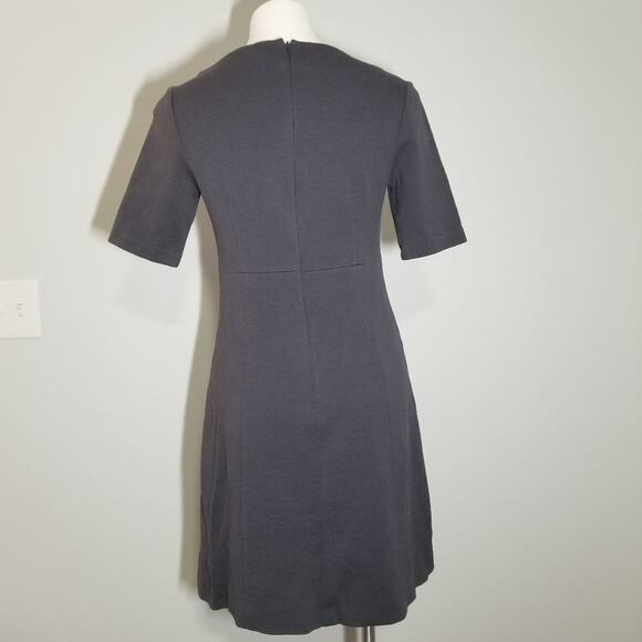 Peserico A-Line Gray Dress Solid  Career Dress - Picture 3 of 9